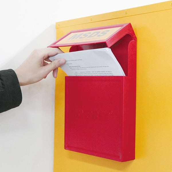 flammable cabinet's MSDS management