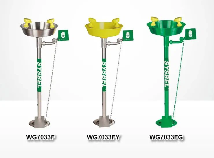 Pedestal-Mounted Eyewash Station Pedestal-Mounted Eyewash Station